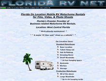 Tablet Screenshot of floridaproductionmotorhomes.com